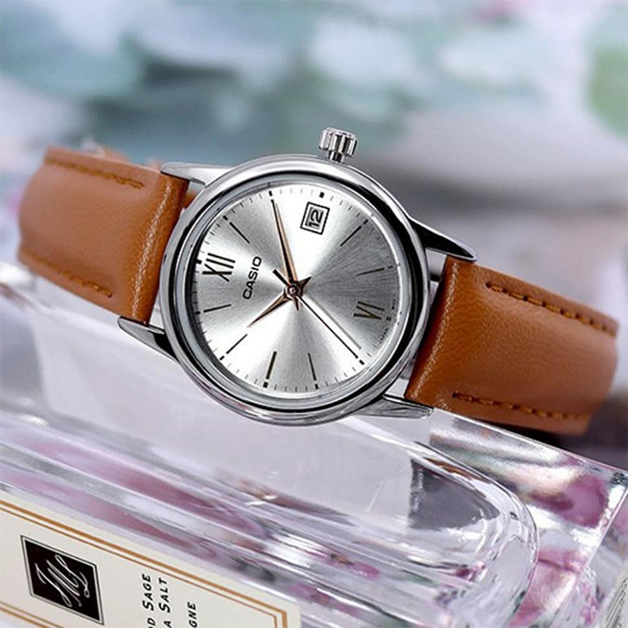 RELOJ PARA MUJER CASIO LTP-V002L-7B3UDF -BLANCO