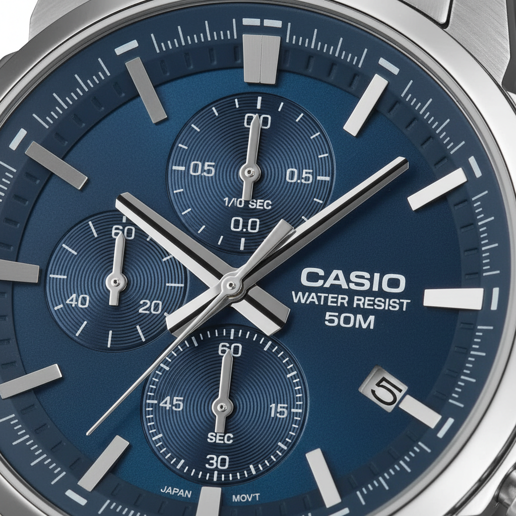 RELOJ PARA HOMBRE CASIO MTP-E510D-2A2VDF - AZUL