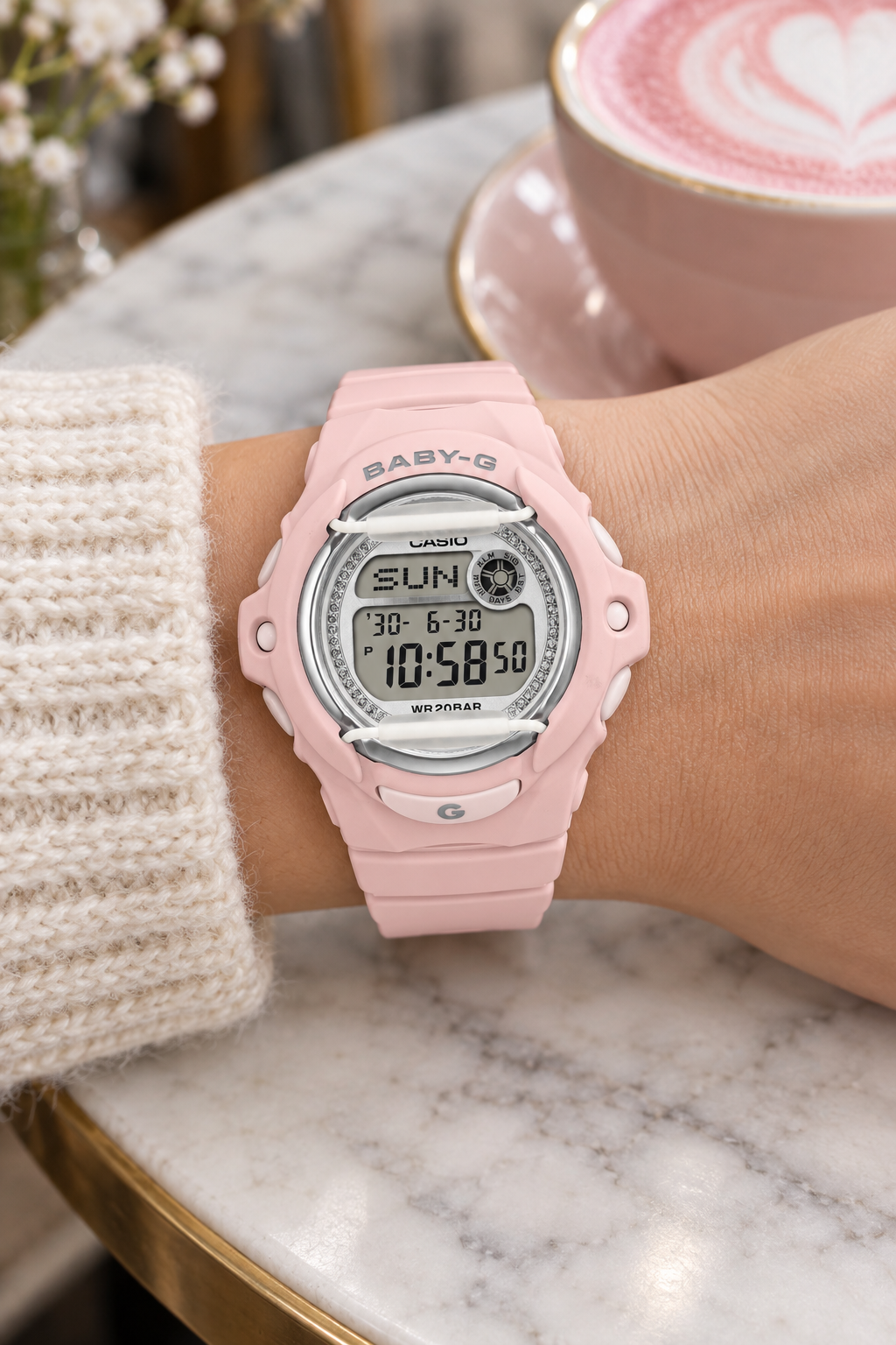 BG-169KB-4DR RELOJ PARA MUJER CASIO BABY-G - ROSADO