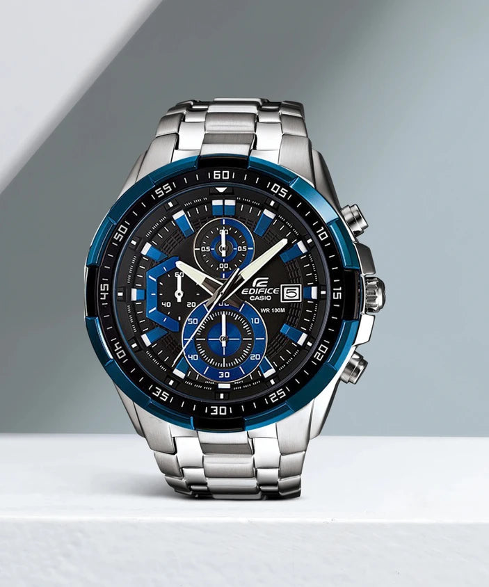 CASIO EDIFICE EFR-539D-1A2VUDF – RELOJ ANALÓGICO PARA HOMBRE – PLATEADO