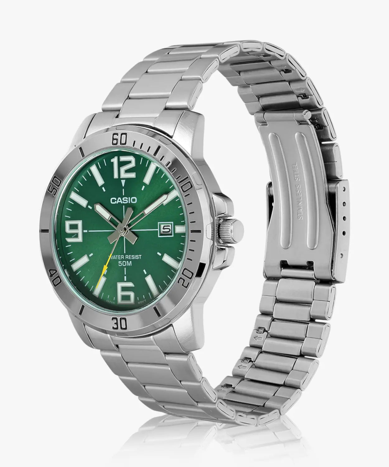 RELOJ PARA HOMBRE CASIO MTP-VD01D-3BVUDF -VERDE