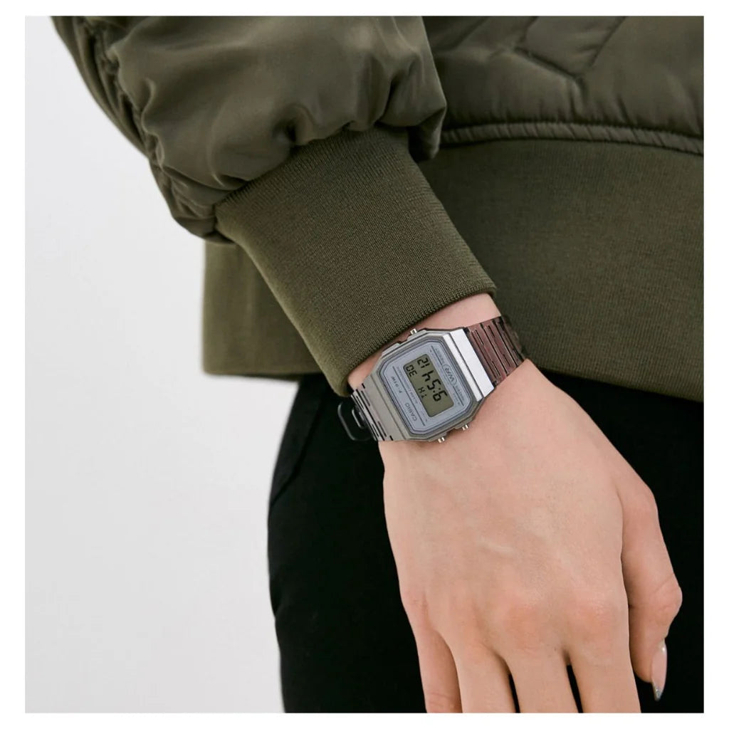 RELOJ CASIO F-91WS-8DF -GRIS