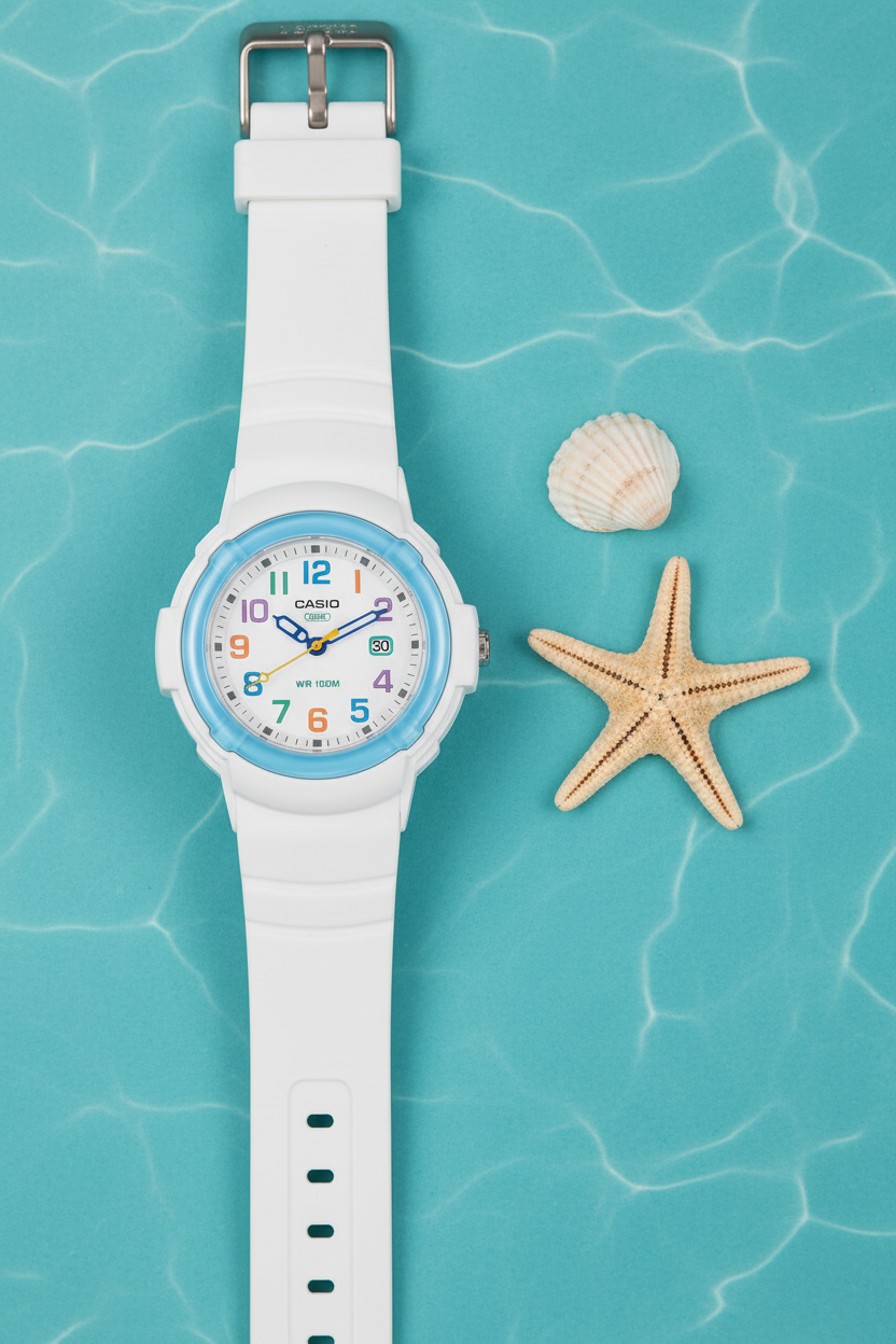 RELOJ PARA MUJER CASIO LX-800H-7A2VDF - BLANCO