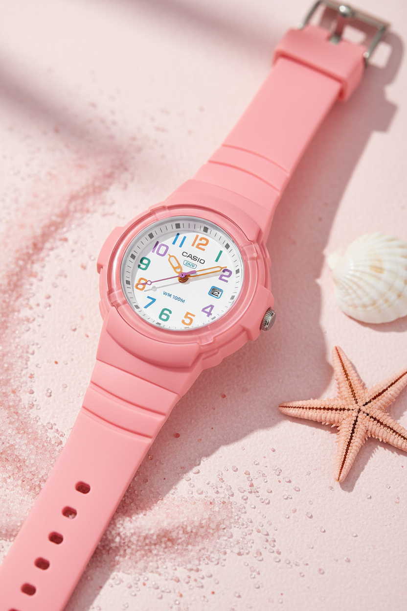 RELOJ PARA MUJER CASIO LX-800H-4AVDF - ROSADO