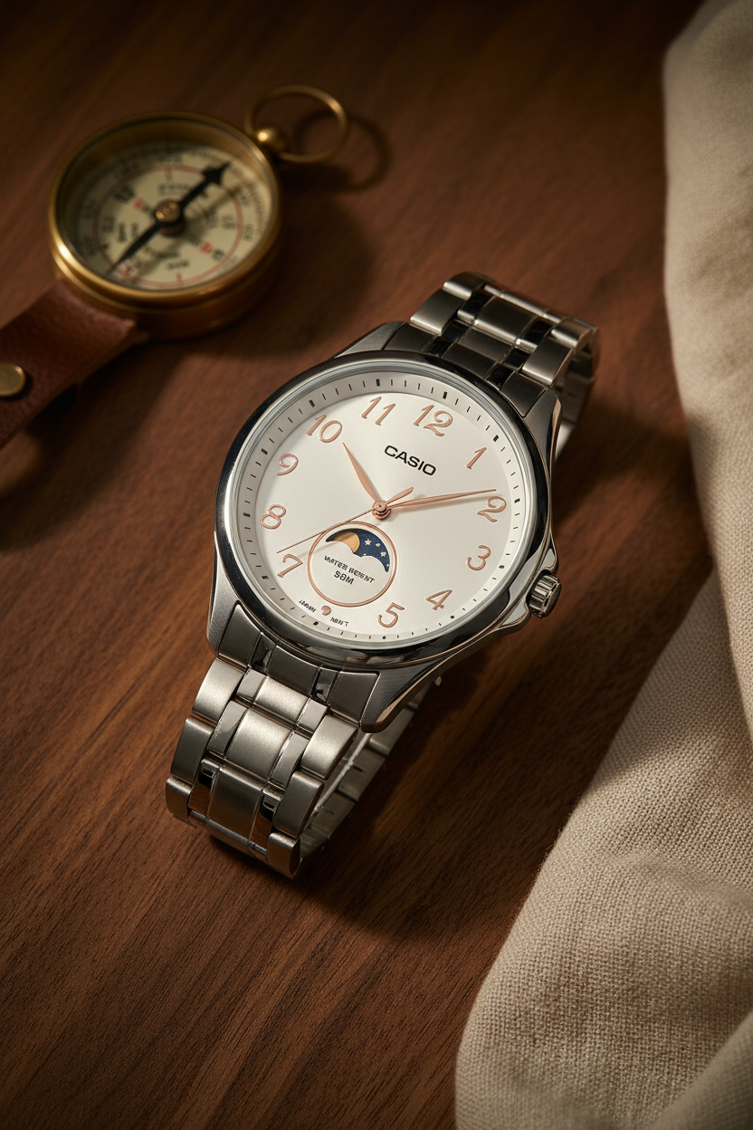 RELOJ PARA HOMBRE CASIO MTP-M110D-7AVDF - BLANCO