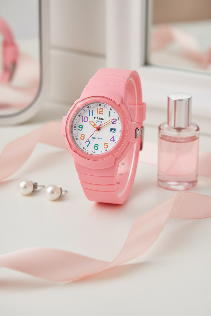 RELOJ PARA MUJER CASIO LX-800H-4AVDF - ROSADO