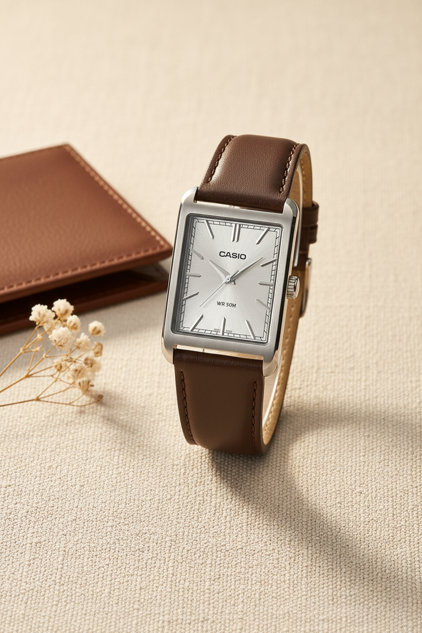 RELOJ PARA HOMBREE CASIO MTP-B215L-7AVDF  - CAFÉ