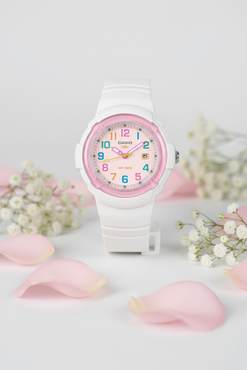 RELOJ PARA MUJER CASIO LX-800H-7A1VDF - BLANCO