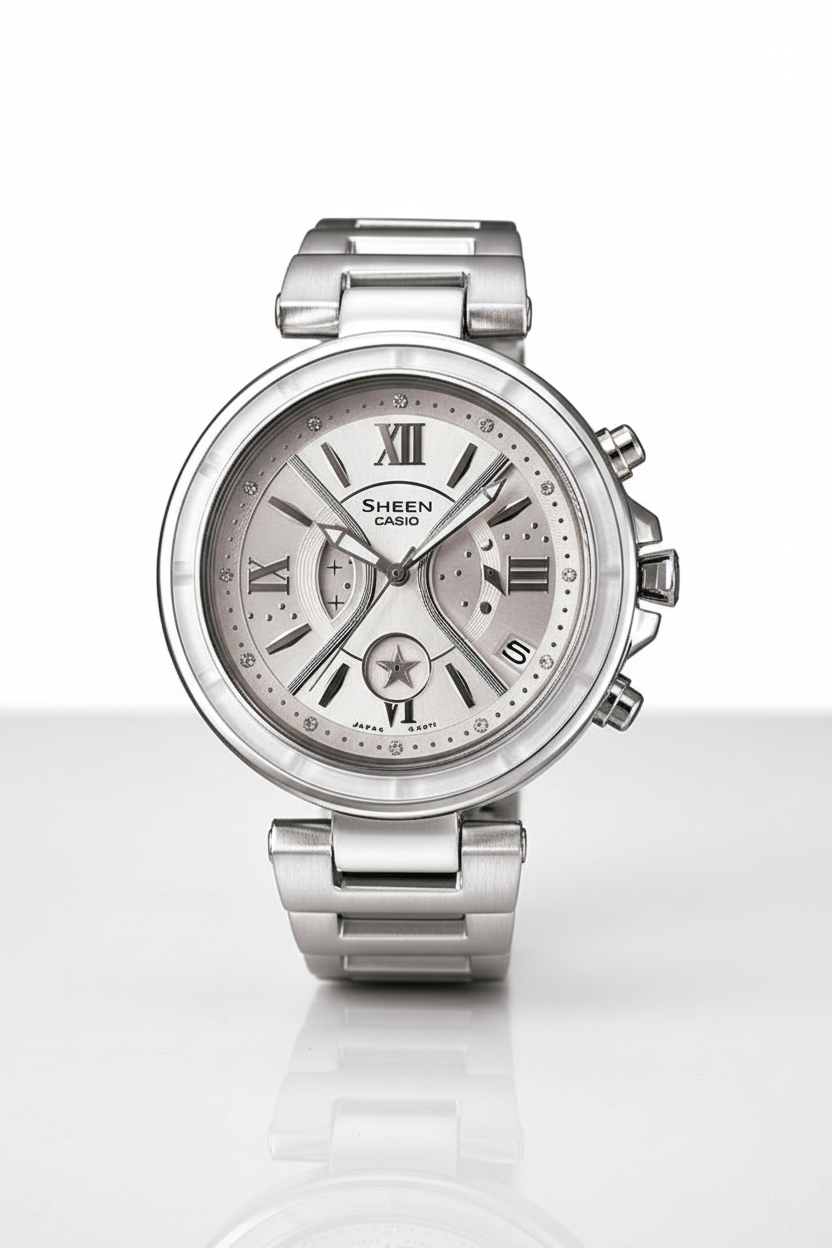 Reloj blanco mate