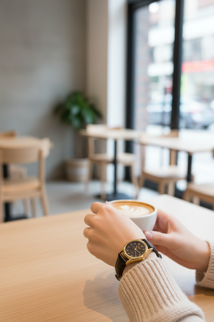 Reloj café