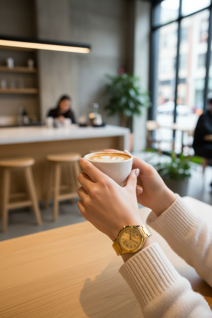 Reloj café