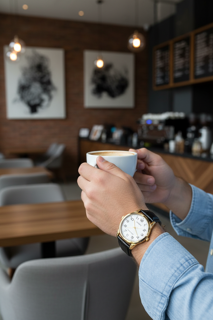 Reloj café