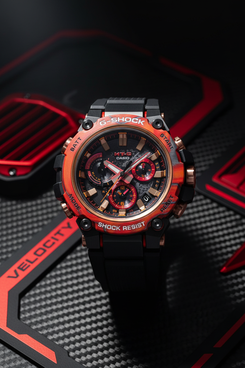 Reloj carbono