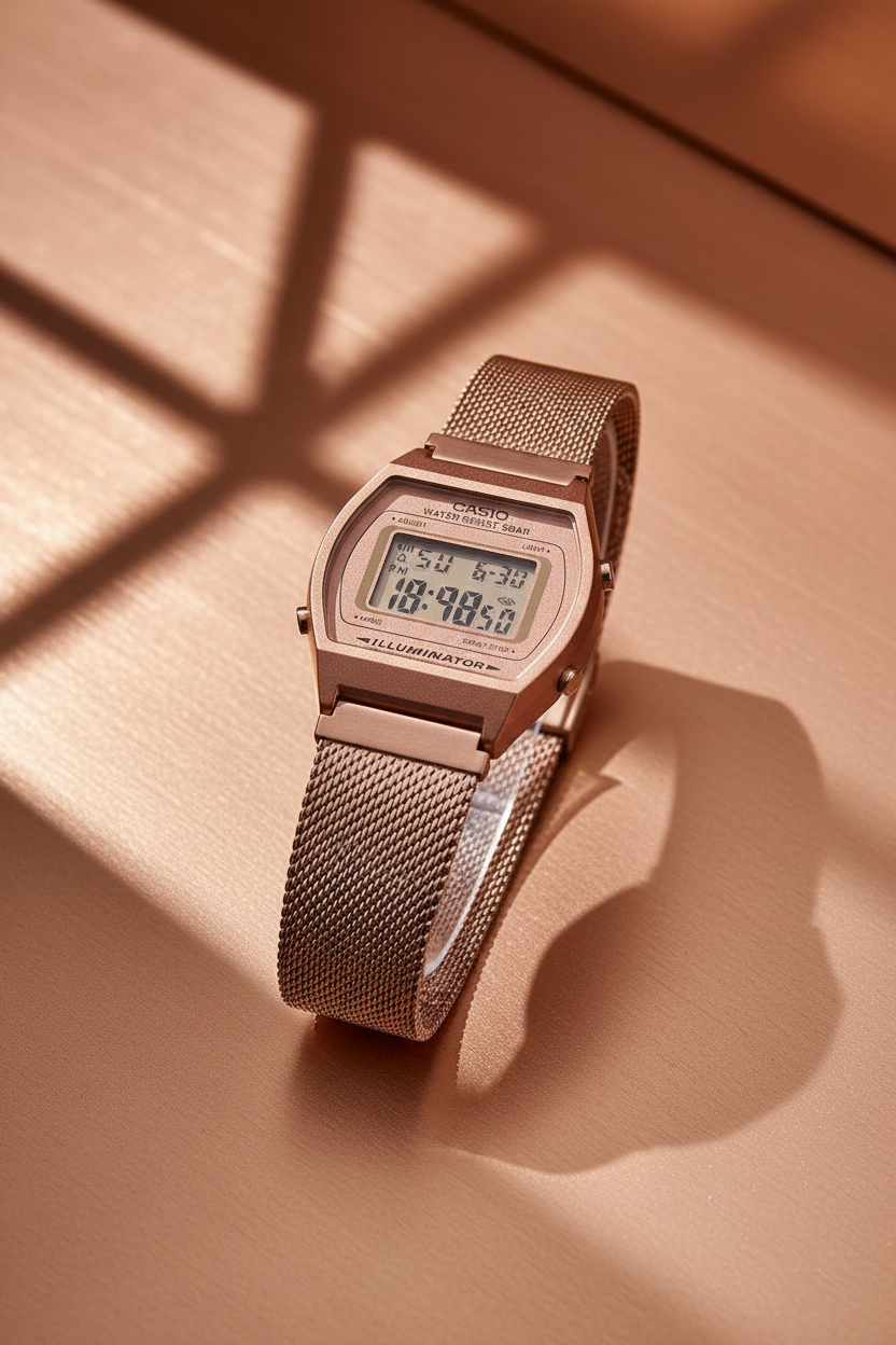 Reloj en cobre