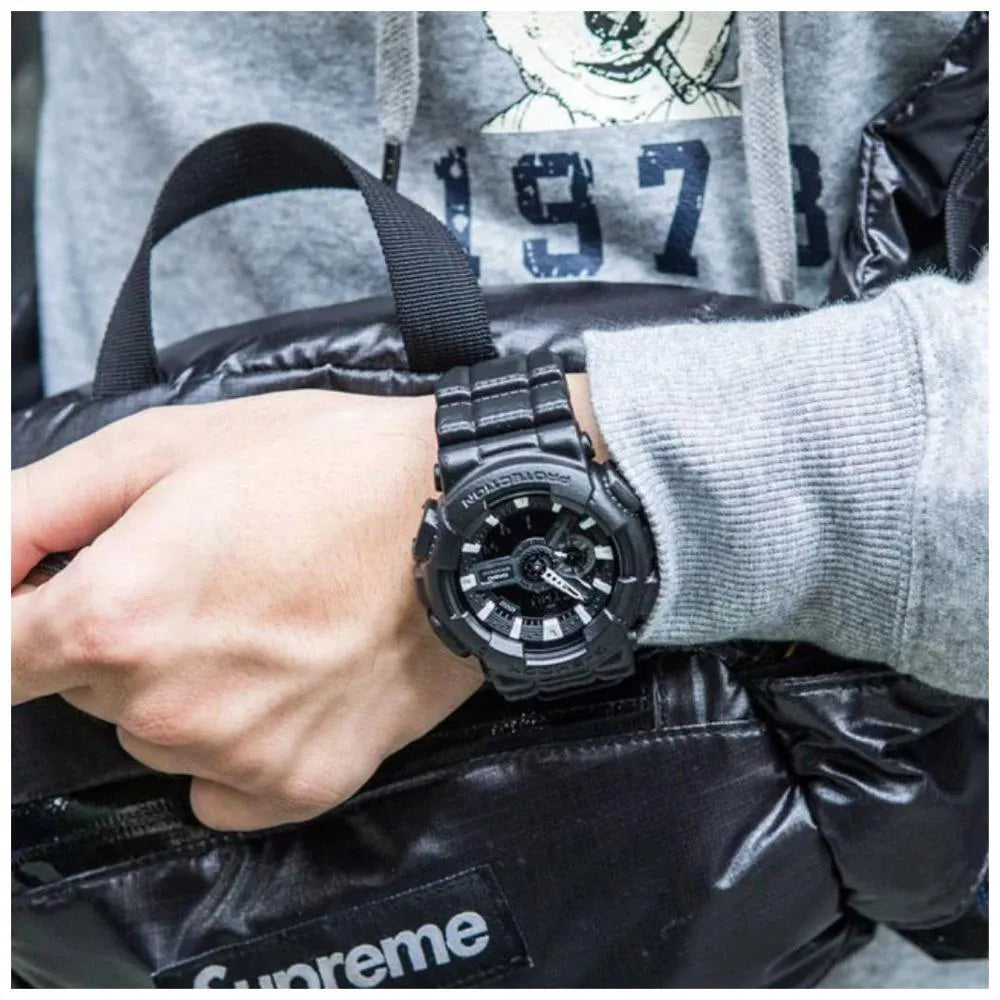 RELOJ ANÁLOGO DIGITAL PARA HOMBRE CASIO G-SHOCK GA-110BT-1ADR - NEGRO