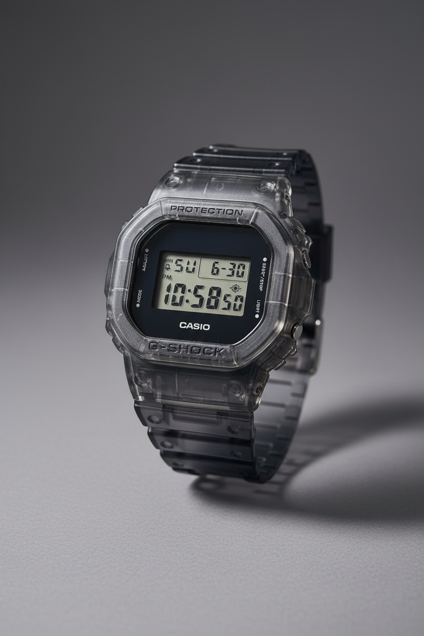 Reloj gris mate