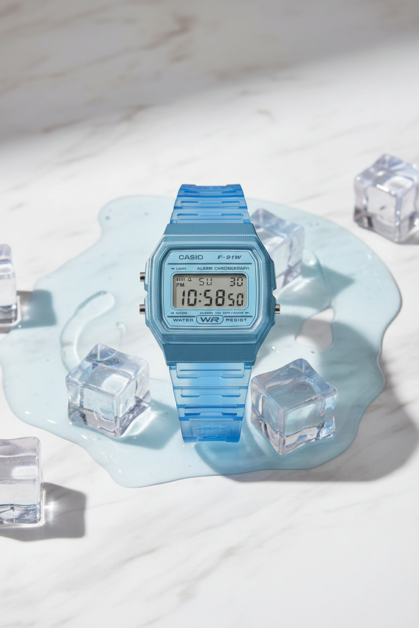 Reloj hielo