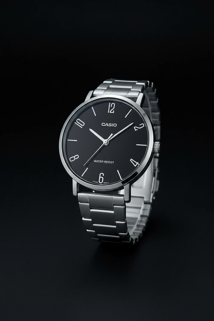 Reloj negro mate