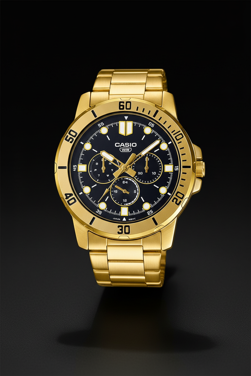 Reloj negro mate