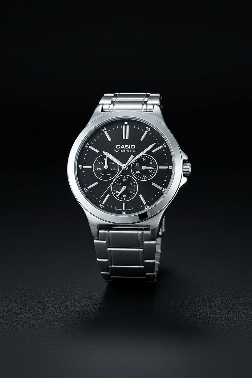 Reloj negro mate