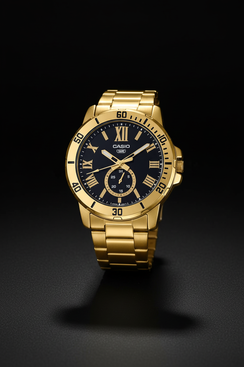 Reloj negro mate