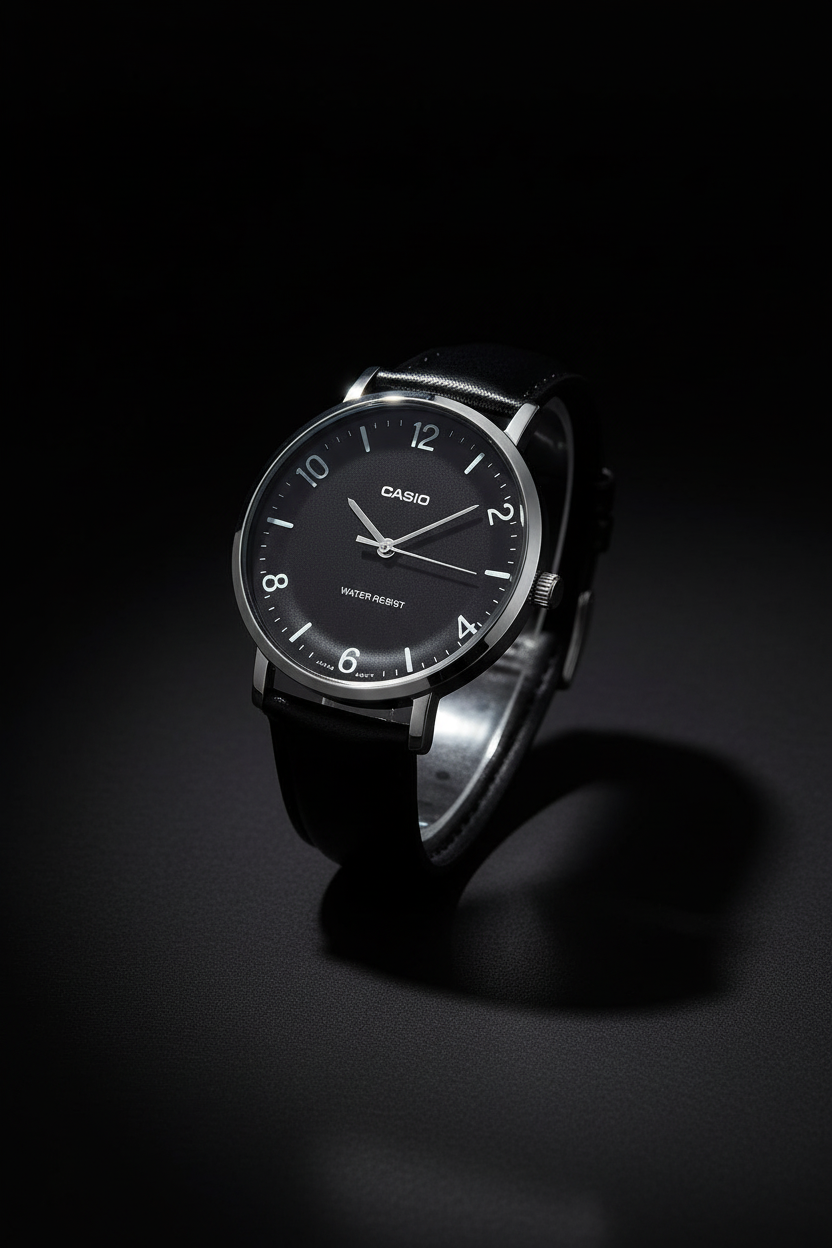 Reloj negro mate