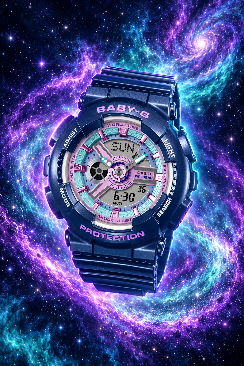 BA-110MC-2ADR RELOJ PARA MUJER CASIO BABY-G - AZUL