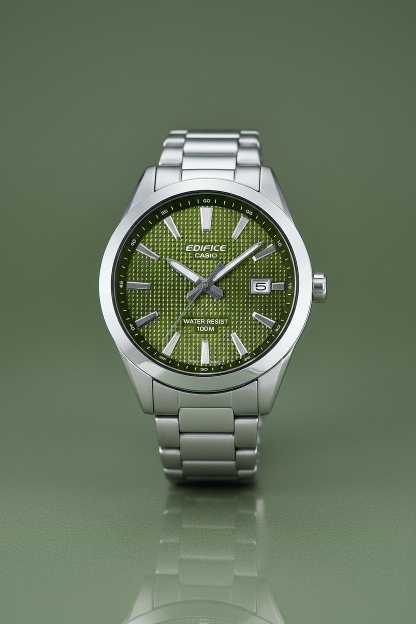 Reloj verde mate