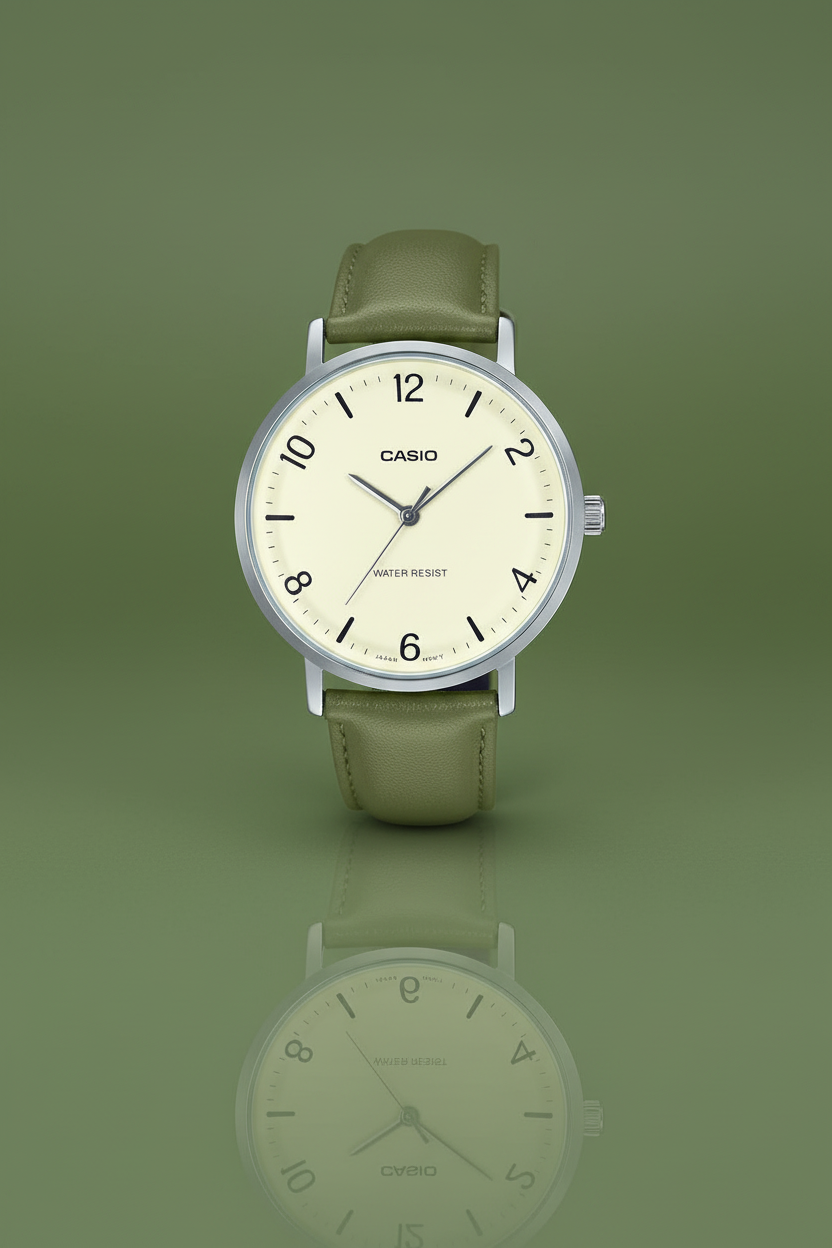 Reloj verde mate