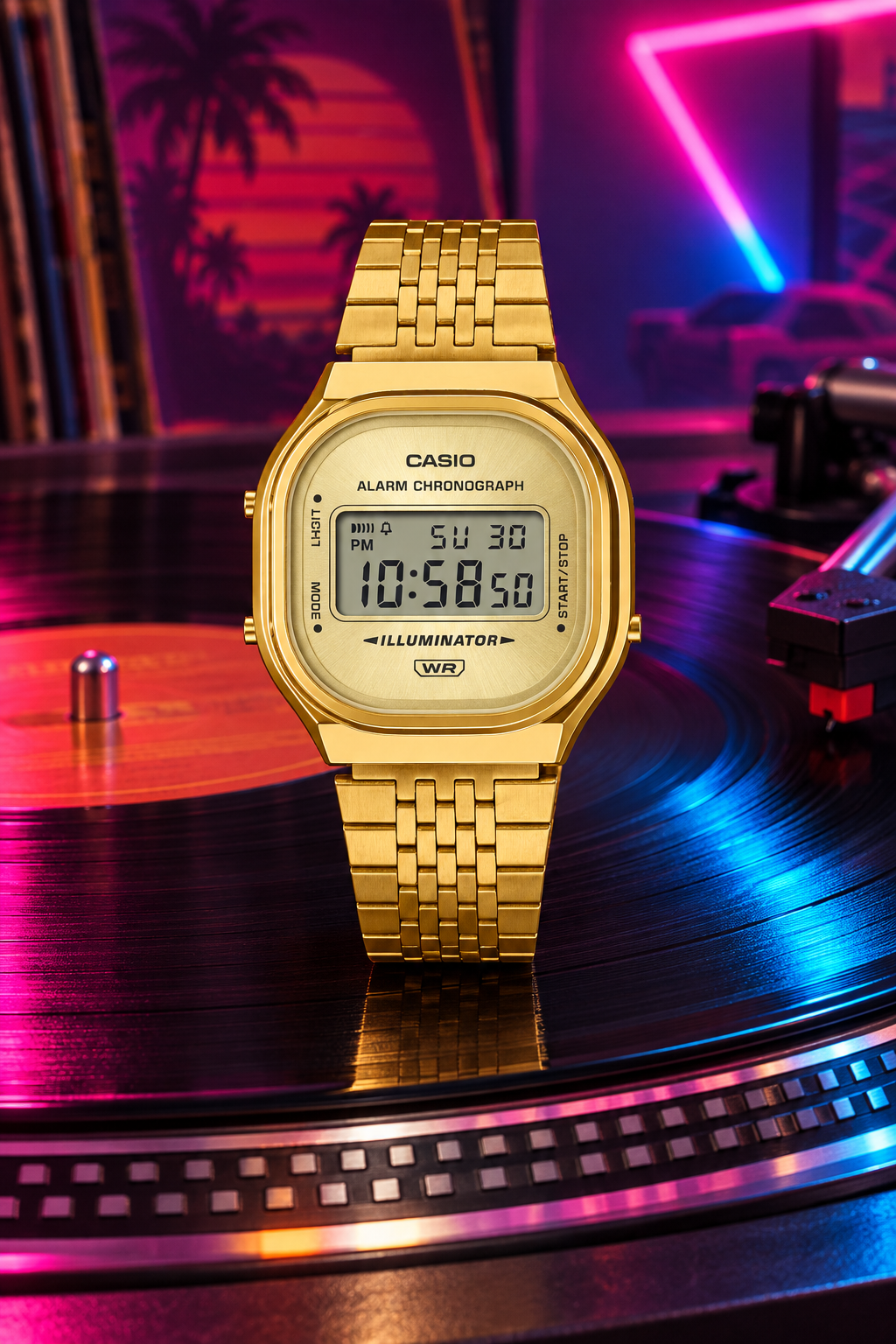 A140WEG-9ADF RELOJ CASIO VINTAGE - DORADO