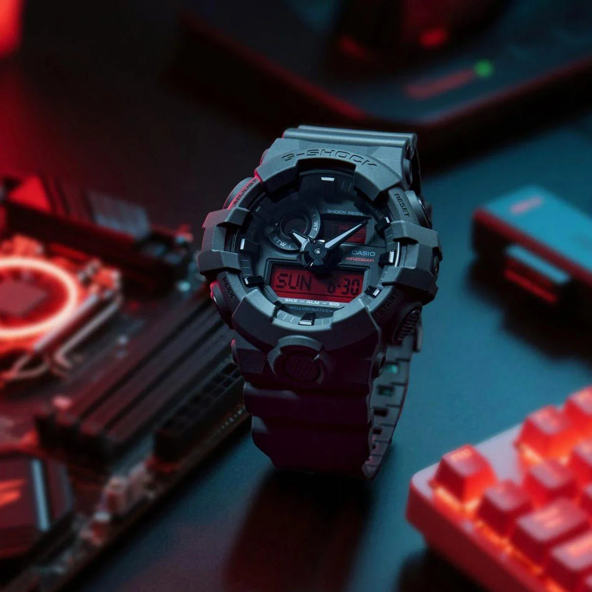 RELOJ CASIO G-SHOCK GA-700BBR-1ADR - NEGRO