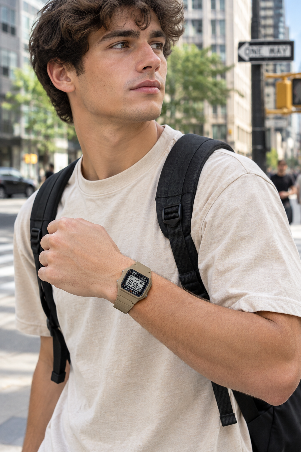 RELOJ PARA HOMBRE CASIO W-217H-5AVDF - CAFÉ