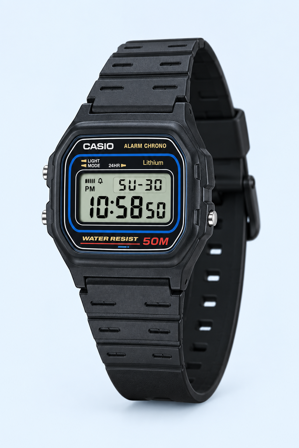 RELOJ CASIO W-59-1VQ -NEGRO
