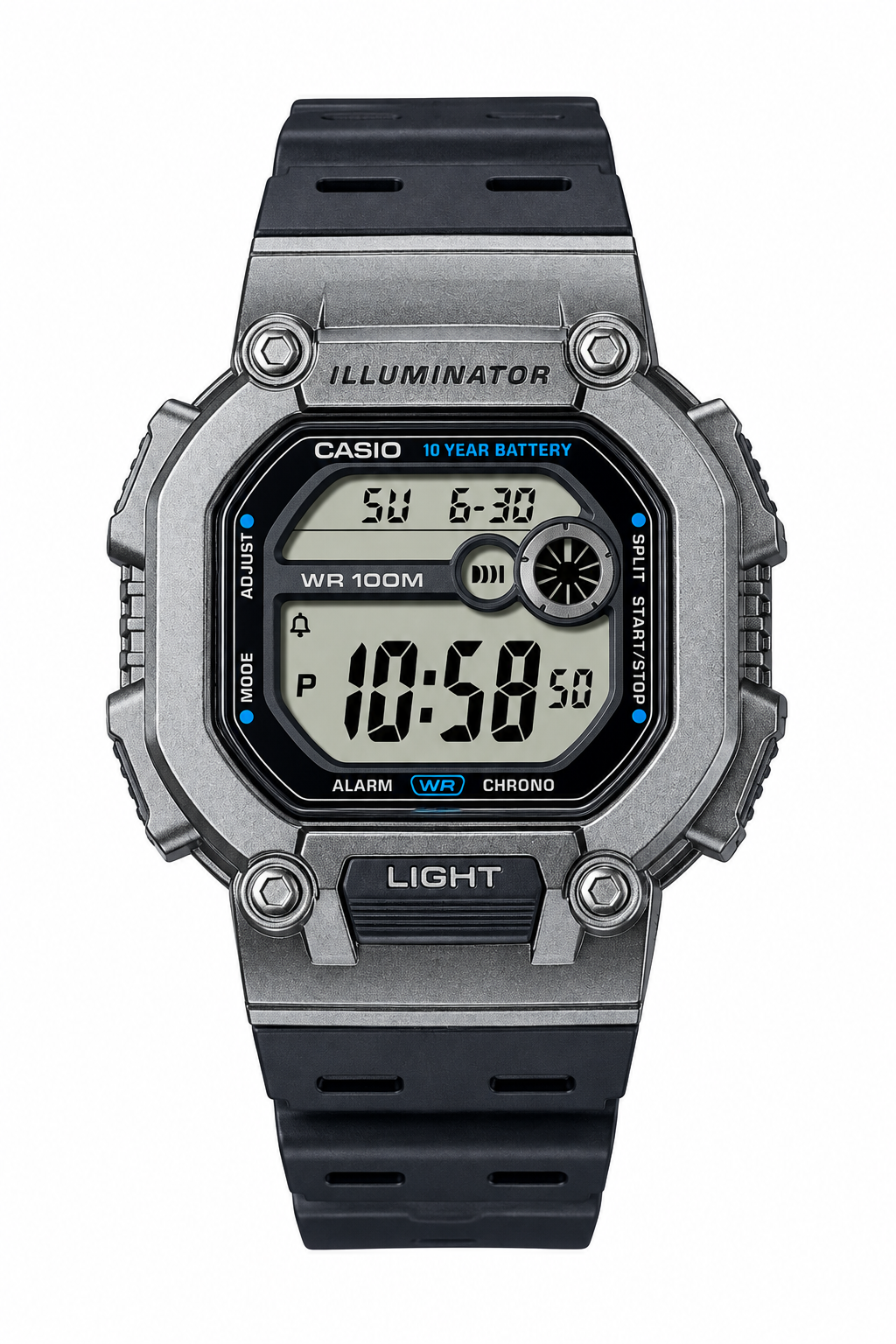 RELOJ CASIO W-737H-1A2VDF -GRIS