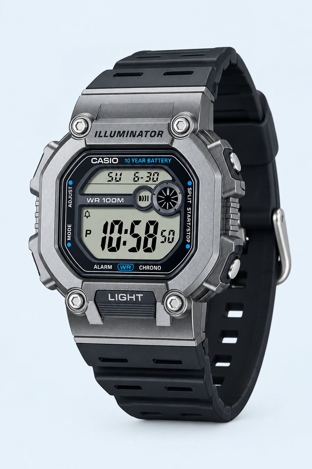 RELOJ CASIO W-737H-1A2VDF -GRIS