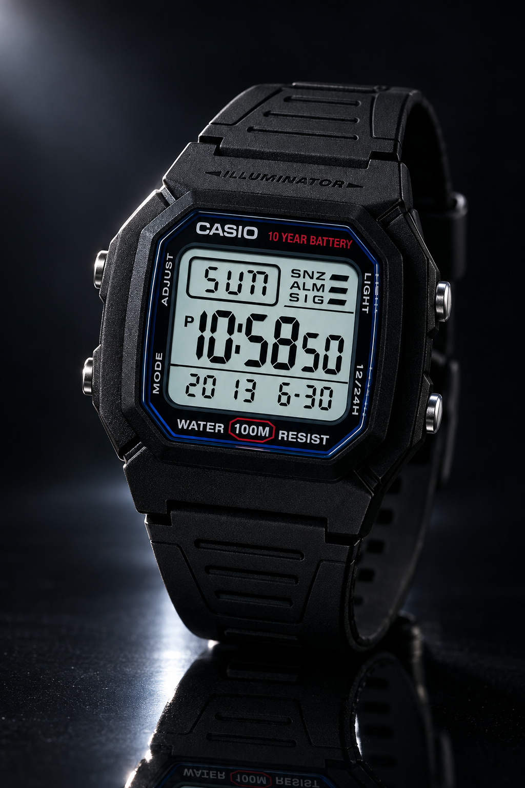 RELOJ PARA HOMBRE CASIO W-800H-1AVDF