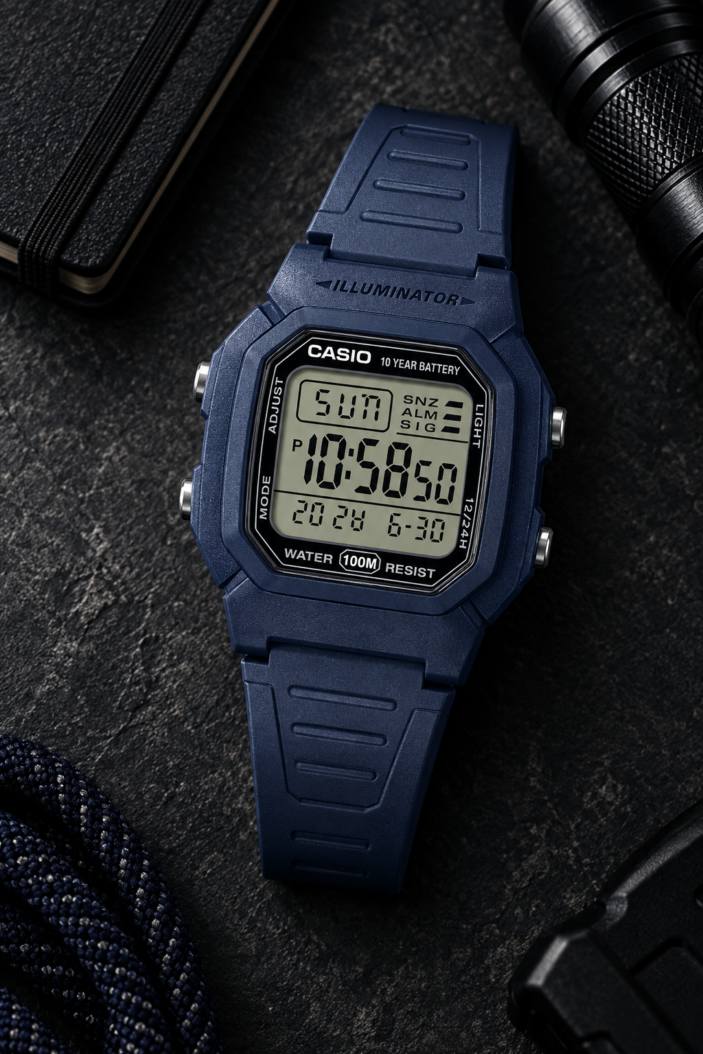 RELOJ PARA HOMBRE CASIO W-800H-2AVDF