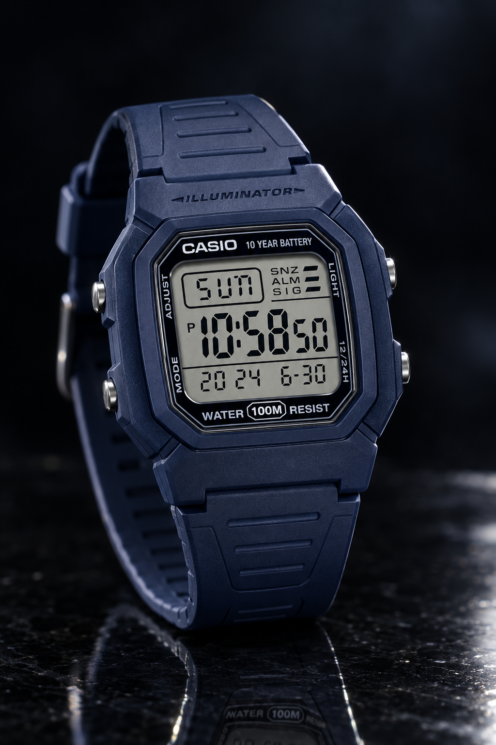 RELOJ PARA HOMBRE CASIO W-800H-2AVDF
