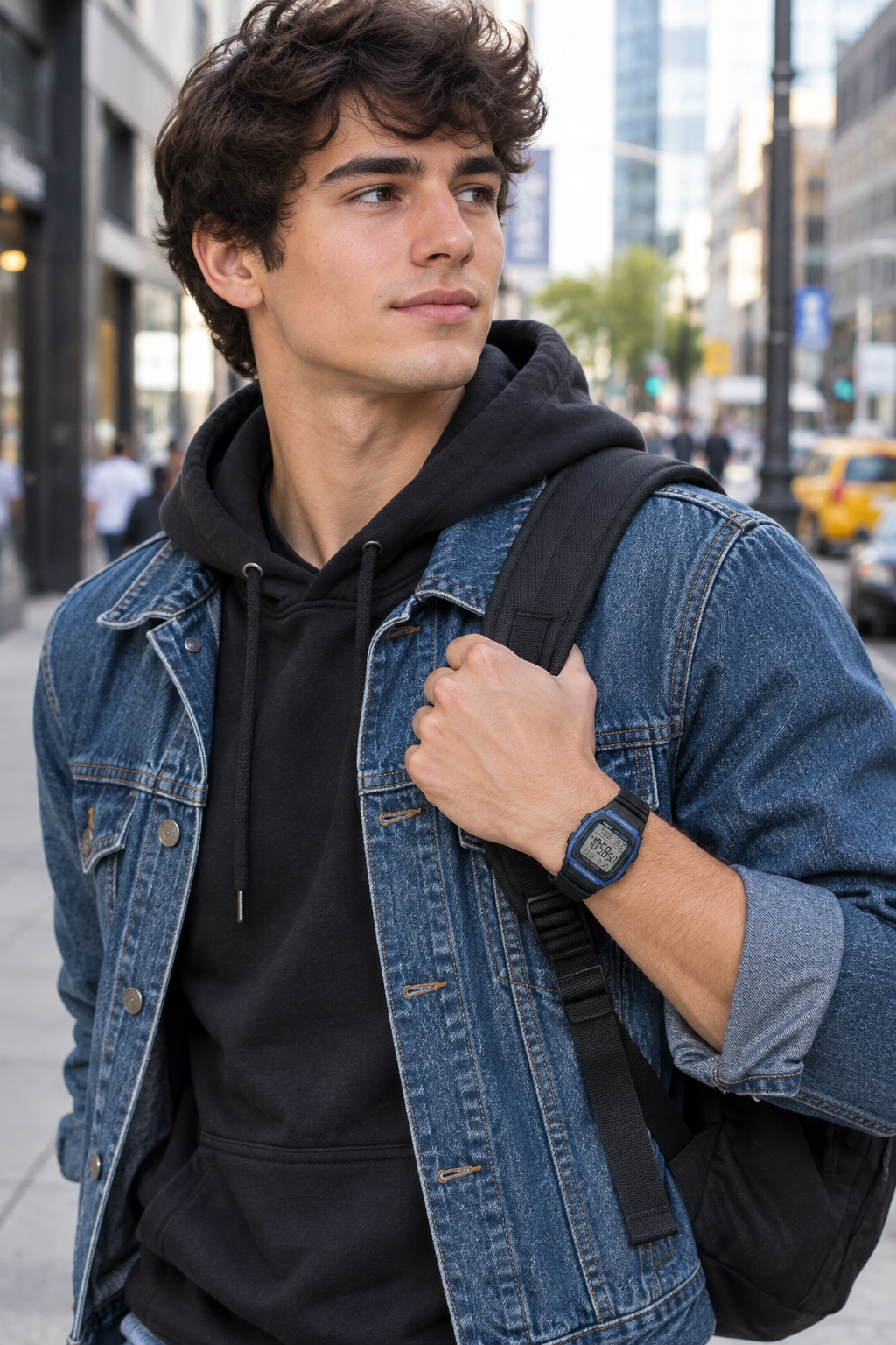 RELOJ CASIO W-96H-2AVDF  -AZUL