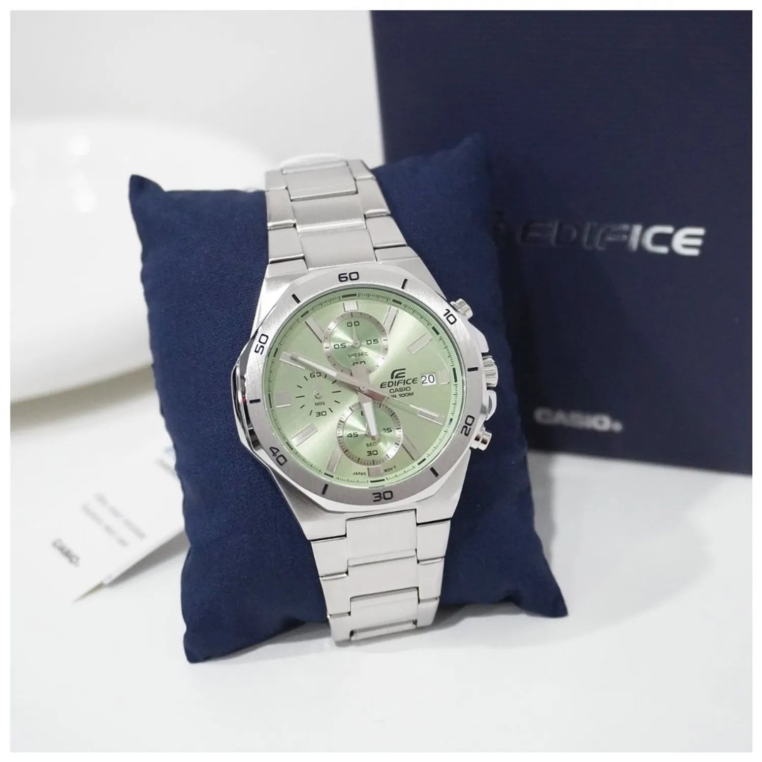 RELOJ PARA HOMBRE CASIO EDIFICE EFV-640D-3AVUDF -VERDE