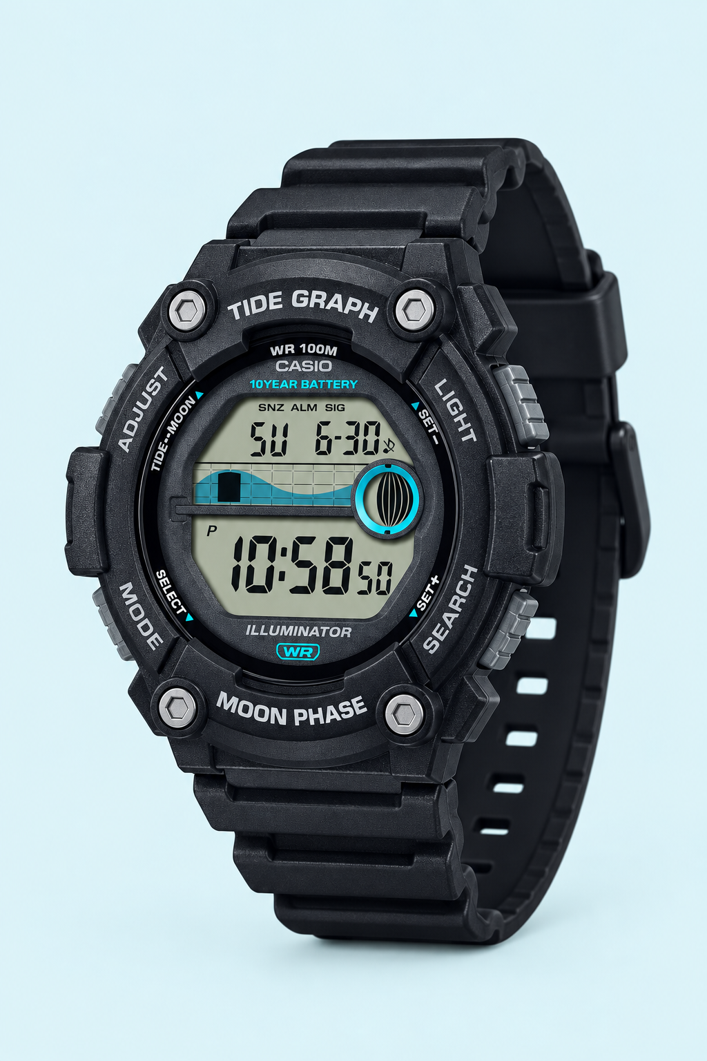 RELOJ PARA HOMBRE CASIO WS-1300H-1AVDF -NEGRO