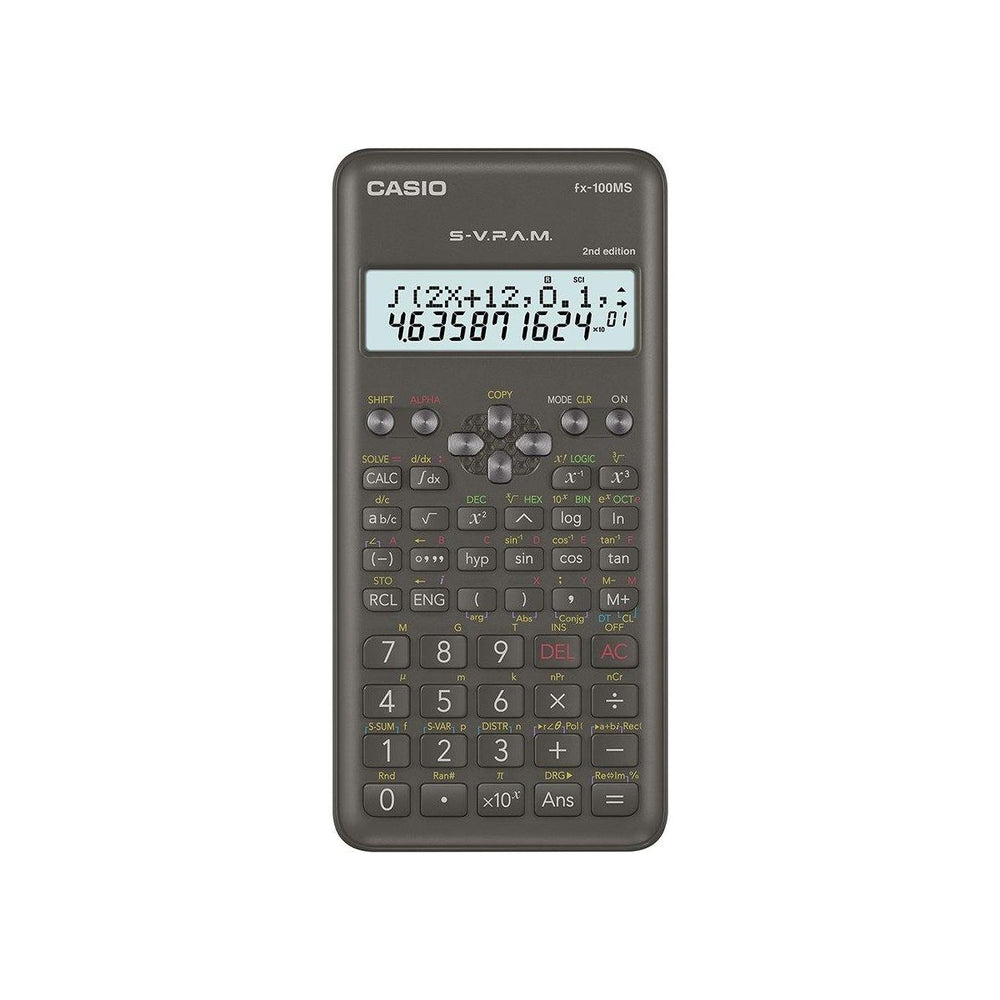 CALCULADORA CASIO - ESCUELA Y UNIVERSIDAD FX-100MS - CALCULADORA CASIO - ESCUELA Y UNIVERSIDAD FX-100MS - Tagg Colombia