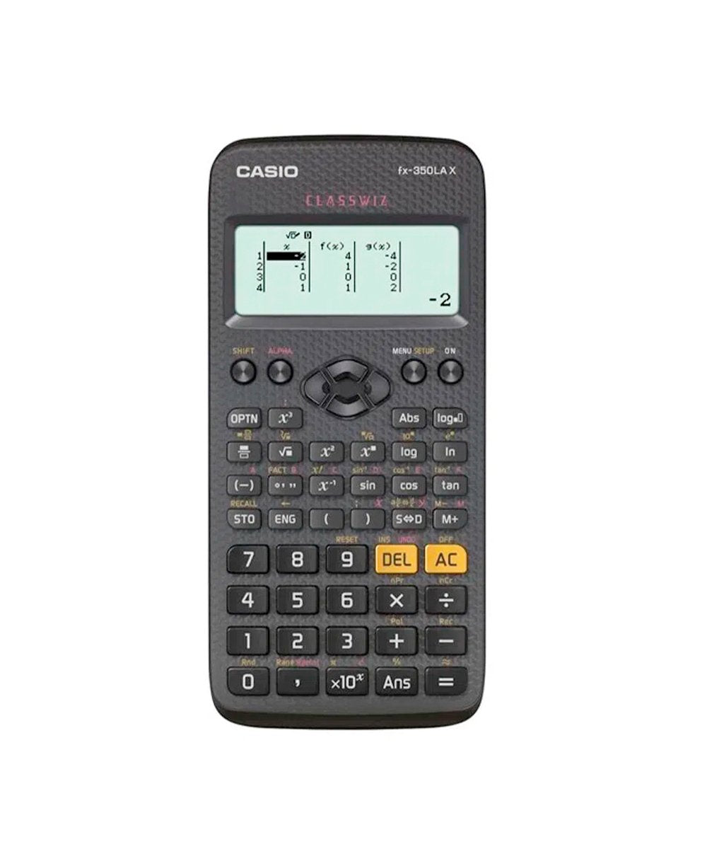 CALCULADORA CASIO  ESCUELA Y UNIVERSIDAD FX-350LAX-BK-W-DH CLASSWIZ