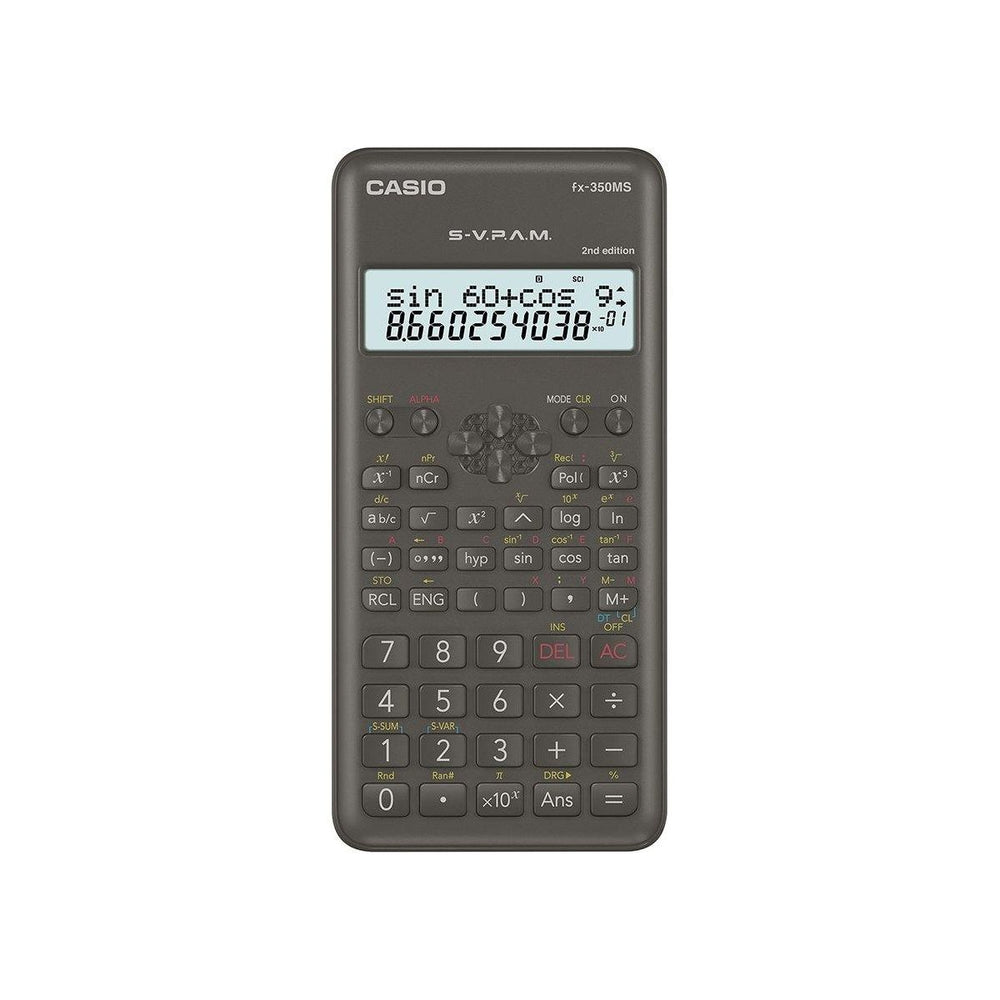 CALCULADORA CASIO - ESCUELA Y UNIVERSIDAD FX-350MS 2 - CALCULADORA CASIO - ESCUELA Y UNIVERSIDAD FX-350MS 2 - Tagg Colombia