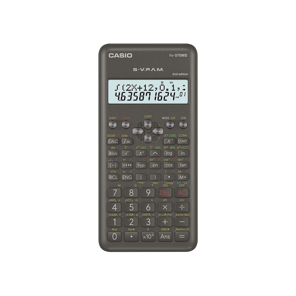 CALCULADORA CASIO - ESCUELA Y UNIVERSIDAD FX-570MS - CALCULADORA CASIO - ESCUELA Y UNIVERSIDAD FX-570MS - Tagg Colombia