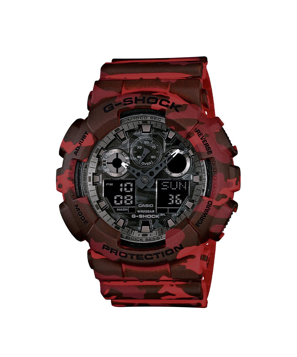 RELOJ CASIO  G-SHOCK GA-100CM-4ADR - KOET OFICIAL