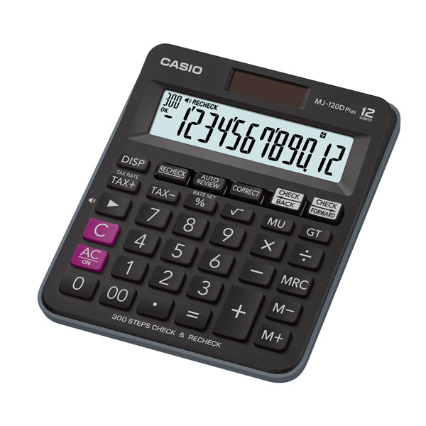 CALCULADORA CASIO MJ-120DPLUSBKWADPW