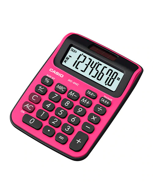 CALCULADORA CASIO - OFICINA  MS-6NC-BRD-S-DP