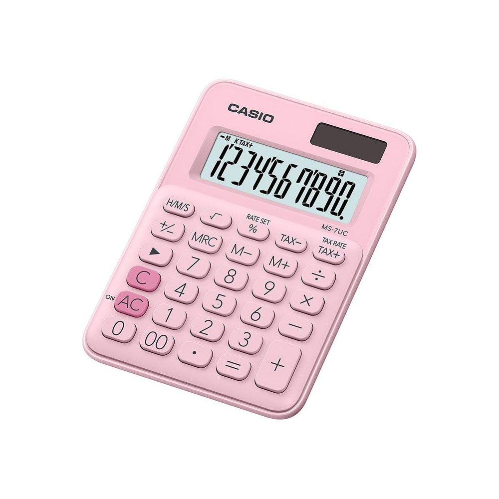 CALCULADORA CASIO - MI ESTILO  MS-7UC-PK - CALCULADORA CASIO - MI ESTILO  MS-7UC-PK - Tagg Colombia