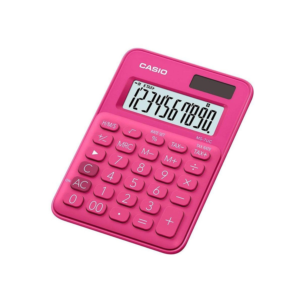 CALCULADORA CASIO - MI ESTILO  MS-7UC-RD - CALCULADORA CASIO - MI ESTILO  MS-7UC-RD - Tagg Colombia